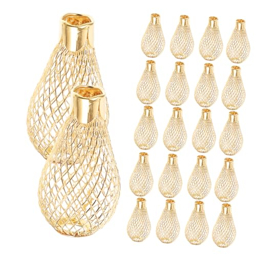 OSALADI 30 Stück Weihnachtslampenschirm Pendelleuchte Glühbirnenkäfig Hohllampenschirm Feenzubehör Lampenperlenabdeckung Abdeckungen für Deckenleuchten Lampenkäfig Eisen Golden OSALADI 30 Stück Weihnachtslampenschirm Pendelleuchte Glühbirnenkäfig Hohllampenschirm Feenzubehör Lampenperlenabdeckung Abdeckungen für Deckenleuchten Lampenkäfig Eisen Golden von OSALADI