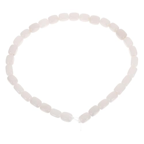 OSALADI 33 Stück Natursteinschmuck Rechteckige Perlen Rechteckige Perlen Stabperlen Natürliche Quaderförmige Steinperlen Steinkettenperlen Unregelmäßige Steinperlen Charm Polierte von OSALADI