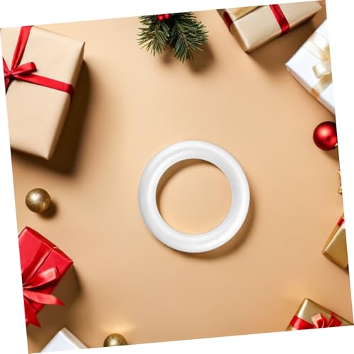 OSALADI 36stücke Runde Schaumkranzringe Weiß Polystyrolschaumringe Zum Basteln DIY-kranzzubehör Bemalbare Schaumstoffringe Für Weihnachts Und Blumenprojekte OSALADI 36stücke Runde Schaumkranzringe Weiß Polystyrolschaumringe Zum Basteln DIY-kranzzubehör Bemalbare Schaumstoffringe Für Weihnachts Und Blumenprojekte von OSALADI