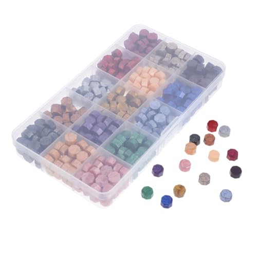 OSALADI 375 Stück Wachsperlen Set für Siegelstempel für Hochzeitskarten Briefumschläge und Geschenkverpackungen Kreatives Diy mit Vielfältigen Farben und Stilvollem Design OSALADI 375 Stück Wachsperlen Set für Siegelstempel für Hochzeitskarten Briefumschläge und Geschenkverpackungen Kreatives Diy mit Vielfältigen Farben und Stilvollem Design von OSALADI