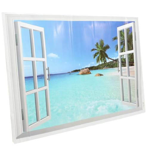 OSALADI 3d Gefälschte Fenster Meer Wandbild Aufkleber Einfach Abziehen Home Aufkleber Schlafzimmer Wohnzimmer Kunst OSALADI 3d Gefälschte Fenster Meer Wandbild Aufkleber Einfach Abziehen Home Aufkleber Schlafzimmer Wohnzimmer Kunst von OSALADI