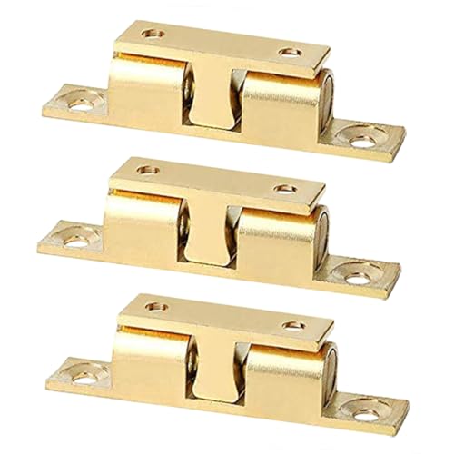 OSALADI 3st Perlenschloss Für Tür Schrankspannverschlüsse Schrank Spannung Rollverschluss Tür Auffangen Türbeschläge Fangen Magnete Für Küchenschränke Kugel Fängt Türschloss Metall Messing von OSALADI