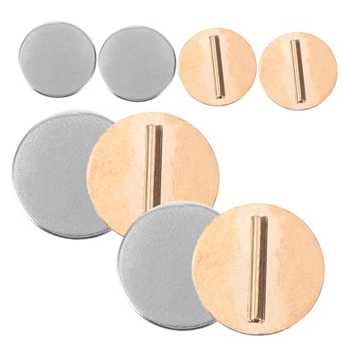 OSALADI 4 Paare Teiliges Mini Magnetbroschen mit Metallverschluss Kompakter Magnet Broschen Converter in Silber und Gold Praktische Anstecknadeln für Kleidung Langlebig Leicht und Tragbar OSALADI 4 Paare Teiliges Mini Magnetbroschen mit Metallverschluss Kompakter Magnet Broschen Converter in Silber und Gold Praktische Anstecknadeln für Kleidung Langlebig Leicht und Tragbar von OSALADI