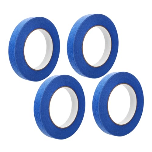 OSALADI 4 Rollen Malerkreppband Stark Haftendes Kreppband aus Papier für Auto lackierarbeiten Langlebiges Masking Tape mit Zuverlässiger Klebekraft Geeignet für Profi DIY anwender OSALADI 4 Rollen Malerkreppband Stark Haftendes Kreppband aus Papier für Auto lackierarbeiten Langlebiges Masking Tape mit Zuverlässiger Klebekraft Geeignet für Profi DIY anwender von OSALADI