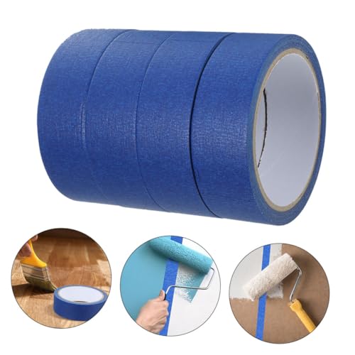 OSALADI 4 Rollen Maskierband Papier Klebeband Selbstklebend Leicht Abreißbar ohne Rückstände für Wanddekoration Malerarbeiten DIY Labeling Drafting Tape OSALADI 4 Rollen Maskierband Papier Klebeband Selbstklebend Leicht Abreißbar ohne Rückstände für Wanddekoration Malerarbeiten DIY Labeling Drafting Tape von OSALADI
