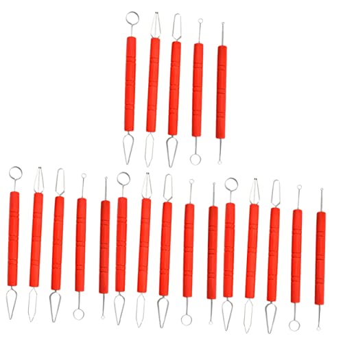 OSALADI 4 Sätze Schnitz Messer Set Modelliermasse Cutter Töpferwerkzeugsatz Töpferei Für Ton Keramik-modellierwerkzeug Professionelle Töpferwerkzeuge Abs 5 Stücke * 4 OSALADI 4 Sätze Schnitz Messer Set Modelliermasse Cutter Töpferwerkzeugsatz Töpferei Für Ton Keramik-modellierwerkzeug Professionelle Töpferwerkzeuge Abs 5 Stücke * 4 von OSALADI