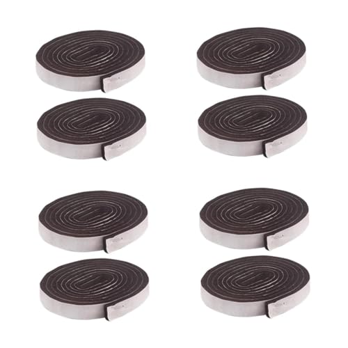 OSALADI 4 Sätze Stuhlfilz-bodenmatte Selbstklebende Filzgleiter Stuhlbodenschützer Gießen Tür Fußbodenschutzmatte Furniture Pads Stuhlbeinpolster Stuhlbodenschutz Gefühlt Brown 2 Stück * 4 von OSALADI