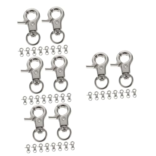 OSALADI 4 Sätze Zinklegierung Karabinerhaken Teiliges Schwenkbare Clips Für Taschen Rucksäcke Und DIY Projekte Vielseitige Metallverschlüsse Für Kreative Handwerksideen 10 Stück * 4 OSALADI 4 Sätze Zinklegierung Karabinerhaken Teiliges Schwenkbare Clips Für Taschen Rucksäcke Und DIY Projekte Vielseitige Metallverschlüsse Für Kreative Handwerksideen 10 Stück * 4 von OSALADI