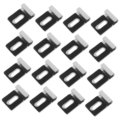 OSALADI 4 Satz Teiliges Edelstahl Spiegelhalter Rahmenlose Spiegel mit Robusten Glas-klemmhaltern Wandmontierbaren Metallclips Einfache Installation Stark Belastbar für Bad und OSALADI 4 Satz Teiliges Edelstahl Spiegelhalter Rahmenlose Spiegel mit Robusten Glas-klemmhaltern Wandmontierbaren Metallclips Einfache Installation Stark Belastbar für Bad und von OSALADI