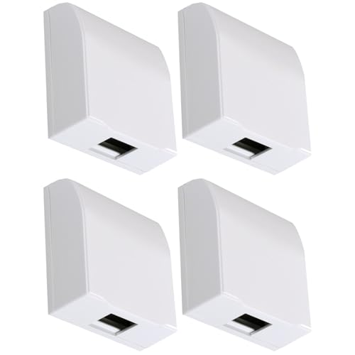 OSALADI 4 Stück 86 Wandplatte Steckdose Horizontale Auslassabdeckung Leichte Abdeckung Vertikale Auslassabdeckung Abdeckung Für Außenstecker Lichtschalterabdeckungen Weiß von OSALADI