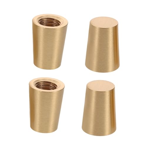 OSALADI 4 Stück Basteln Holzbasis Holzsockel Messingfüße Stützfüße dekorative Tischfüße Schrankfüße Möbelbeine aus Messing Schneidebrettfüße aus Messing Golden OSALADI 4 Stück Basteln Holzbasis Holzsockel Messingfüße Stützfüße dekorative Tischfüße Schrankfüße Möbelbeine aus Messing Schneidebrettfüße aus Messing Golden von OSALADI