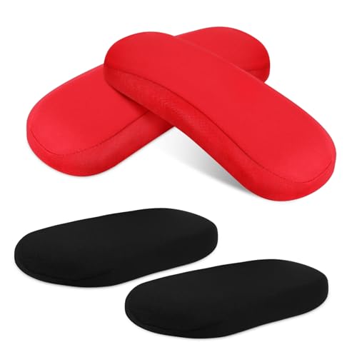 OSALADI 4 Stück Bürostuhl Armlehnenbezüge aus Ergonomisch und Atmungsaktiv für Schreibtischstühle und Rollstühle und Langlebig und Stilvolles Design von OSALADI