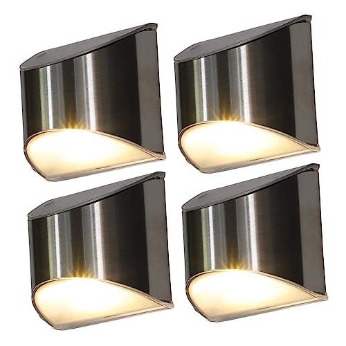 OSALADI 4 Stücke Solar Lichter Pack Outdoor Nacht Lampe Für Garten Pathway von OSALADI