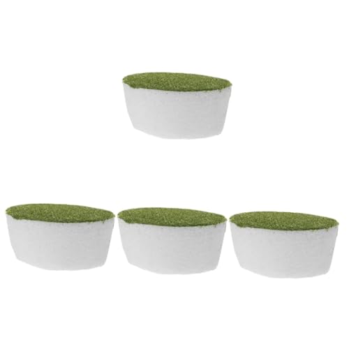 OSALADI 4 Stück Express-Verpackungsbeilage Gangblumenschaum Mini-Steckschaum Steckschaumsteine groß trockener Blumenschaum Blumenzubehör Schaum für Blumen Bastelschaumblock von OSALADI
