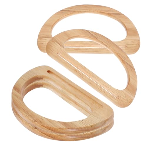 OSALADI 4 Stück Handgefertigte Holztaschengriffe D-Form Beige Dekorative Ersatzgriffe für Handgemachte Taschen Einfache Montage Vielseitig für Strand Canvas-handtaschen OSALADI 4 Stück Handgefertigte Holztaschengriffe D-Form Beige Dekorative Ersatzgriffe für Handgemachte Taschen Einfache Montage Vielseitig für Strand Canvas-handtaschen von OSALADI