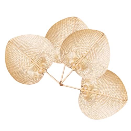 OSALADI 4 Stück Handgewebter Fächer Natürlichem Material Teiliges Chinesischer Stil für Sommer Tanz Dekoration und Bühnenaufführungen OSALADI 4 Stück Handgewebter Fächer Natürlichem Material Teiliges Chinesischer Stil für Sommer Tanz Dekoration und Bühnenaufführungen von OSALADI