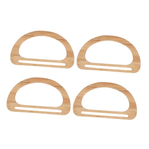 OSALADI 4 Stück Holz Taschengriffe D Form Ergonomisch Handgefertigt Strapazierfähig Ersatz Griffe für Handtaschen Strandtaschen DIY Zubehör Beige OSALADI 4 Stück Holz Taschengriffe D Form Ergonomisch Handgefertigt Strapazierfähig Ersatz Griffe für Handtaschen Strandtaschen DIY Zubehör Beige von OSALADI
