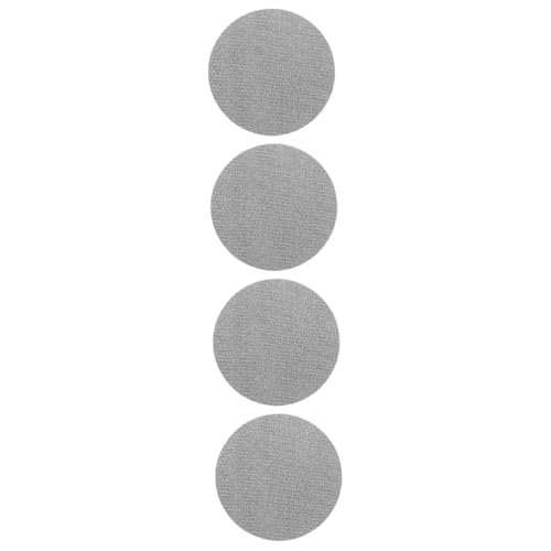 OSALADI 4 Stück Kaffeefilter schleifen Kaffeeschaumkrug kaffeemaschine zubehör espressomaschine zubehör kaffeevollautomat Puck-Bildschirm Wiederverwendbares Espresso-Filtersieb Silver von OSALADI