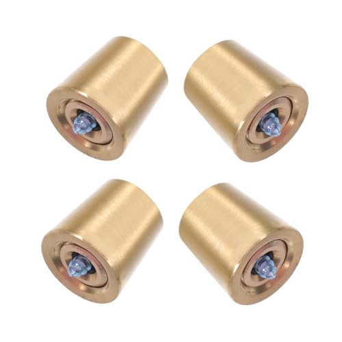 OSALADI 4 Stück Lampensockelpolster Aus Massivem Metall Schreibtischlampe Tischlichtständer Nachtlampensockel Metall Lampensockelpolster Lichtsockelpolster Massive von OSALADI