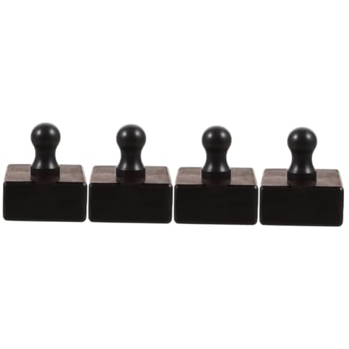 OSALADI 4 Stück Leder Burnisher Werkzeug DIY Leder Polierer mit Ergonomischem Griff für Präzises Schleifen und Polieren von Lederkanten Handwerksprojekte und Anwendungen von OSALADI