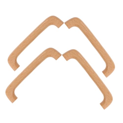 OSALADI 4 Stück Massive Holzgriffe Schubladengriffe Bogenförmig mit Schrauben Unbehandelt Buche Möbelgriffe für Küche Schrank Kommode DIY Wohnraum Dekor OSALADI 4 Stück Massive Holzgriffe Schubladengriffe Bogenförmig mit Schrauben Unbehandelt Buche Möbelgriffe für Küche Schrank Kommode DIY Wohnraum Dekor von OSALADI