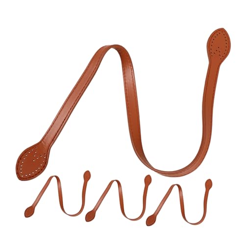 OSALADI 4 Stück PU Leder Handtaschengriffe Ersatztaschengurt mit Endlöchern für Canvas Tote Damen Schultertaschen DIY Zubehör Robust Elegant Vielseitig von OSALADI