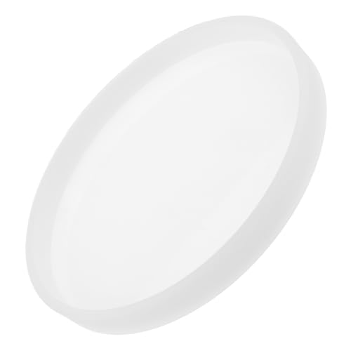 OSALADI 4 Stück Runde Form Backen Groß Mit Geformte Form Herstellung Untersetzer Für Tabletts Klein Wohnkultur Schimmel Schalenmattenform Silikonform Selber Machen Harzform Weiß Kieselgel von OSALADI