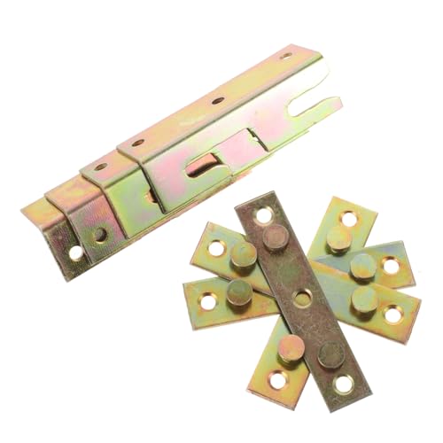 OSALADI 4 Stück Schwere Bettrahmenhalterungen aus Eisen für Holzbetten Stabile Strapazierfähige Bettschienenbefestigung Minimalistisches Design Einfache Montage für Schwere Betten OSALADI 4 Stück Schwere Bettrahmenhalterungen aus Eisen für Holzbetten Stabile Strapazierfähige Bettschienenbefestigung Minimalistisches Design Einfache Montage für Schwere Betten von OSALADI