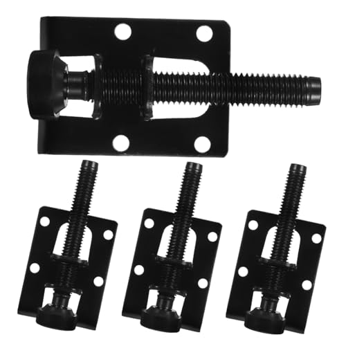 OSALADI 4stücke Möbelfüße Verstellbar Schwarze Nivellierfüße Robuste Eckfüße Mit Höhenverstellung Für Schränke Tische Und Werkbänke rutschfeste Gleiter Für Büro Und von OSALADI