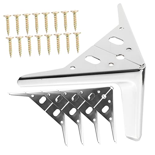 OSALADI 4 Stück Robuste Stützfüße Aus Metall Ersatzbeine Für Sofa Kommode Tisch Bett Schrank Mit Modischem Design von OSALADI