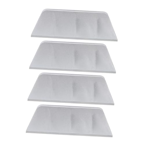 OSALADI 4 Stück Teiliges Abs Schreibtisch Trennwand Stützclip Abnehmbare Bildschirmhalterung Sichere Klemmen für Office Desk Partition Glatte Oberfläche Praktische Tischteiler Halterungen von OSALADI