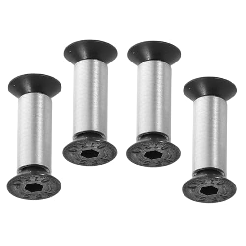 OSALADI 4 Stück Teiliges DIY Messergriff Nieten Set aus Verschleißfest und Langlebig Einfache Montage für Küchenmesser Metzger Gemüsemesser Geeignet für Profi Hobby schmiede von OSALADI