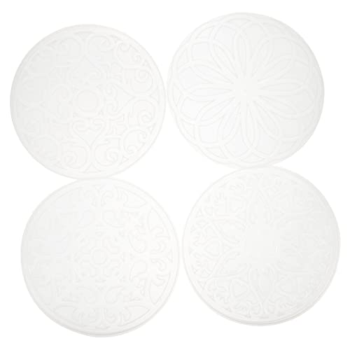 OSALADI 4 Stück Teiliges Mandala Untersetzer Silikonform für Epoxidharz Gießen Runde DIY Kaffeetassen Matte Form Langlebig Leicht Entformbar für Harzkunstwerke OSALADI 4 Stück Teiliges Mandala Untersetzer Silikonform für Epoxidharz Gießen Runde DIY Kaffeetassen Matte Form Langlebig Leicht Entformbar für Harzkunstwerke von OSALADI