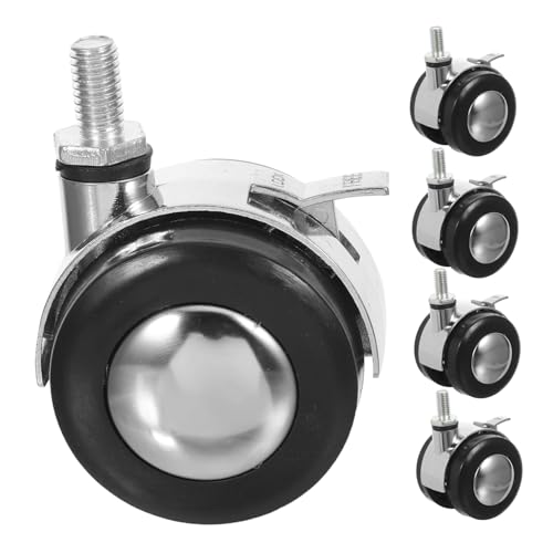 OSALADI 4 Stück Teiliges Möbelrollen Schwerlast Lenkrollen mit Bremse Drehbare für Bürostuhl Möbel Geeignet für Hartböden und Teppiche Robuste Allzweck-caster OSALADI 4 Stück Teiliges Möbelrollen Schwerlast Lenkrollen mit Bremse Drehbare für Bürostuhl Möbel Geeignet für Hartböden und Teppiche Robuste Allzweck-caster von OSALADI
