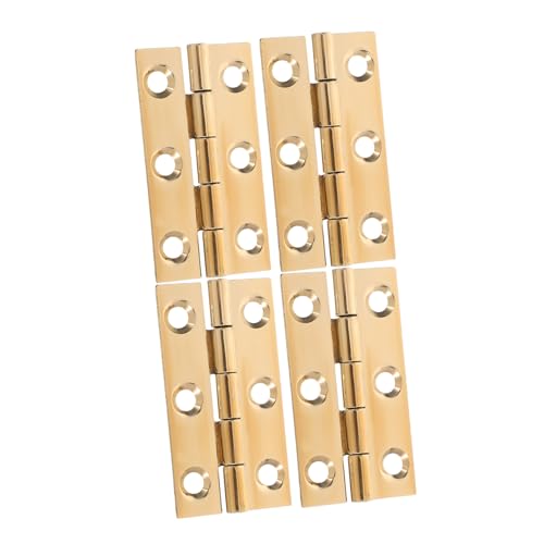 OSALADI 4 Stück Teiliges Möbelscharnier aus Kupfer Kompakte Korrosionsbeständige Scharniere für Küchenschränke und Möbel mit Langlebiger Präziser Verarbeitung OSALADI 4 Stück Teiliges Möbelscharnier aus Kupfer Kompakte Korrosionsbeständige Scharniere für Küchenschränke und Möbel mit Langlebiger Präziser Verarbeitung von OSALADI