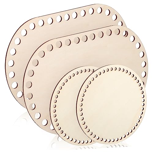 OSALADI 4stücke Holzboden Für Häkelkörbe Oval Und Rund Stabiles Naturholz DIY Korbboden Für Kreative Bastelprojekte Und Aufbewahrung OSALADI 4stücke Holzboden Für Häkelkörbe Oval Und Rund Stabiles Naturholz DIY Korbboden Für Kreative Bastelprojekte Und Aufbewahrung von OSALADI