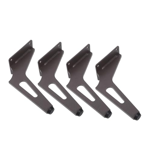 OSALADI 4 Stück Teiliges Schräg Metallmöbelbeine aus Robustem für Sofa Couchtisch Tv-Schrank Kommode Ersatzfüße für Wohnzimmer Schlafzimmer Möbel von OSALADI