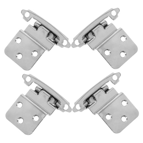 OSALADI 4 Stück Teiliges Selbstschließende Flächenbündige Küchenschrank scharniere Robuste Metallbeschläge für Schwere Türen Geräuschloses Schließen Einfache Montage Geeignet für OSALADI 4 Stück Teiliges Selbstschließende Flächenbündige Küchenschrank scharniere Robuste Metallbeschläge für Schwere Türen Geräuschloses Schließen Einfache Montage Geeignet für von OSALADI