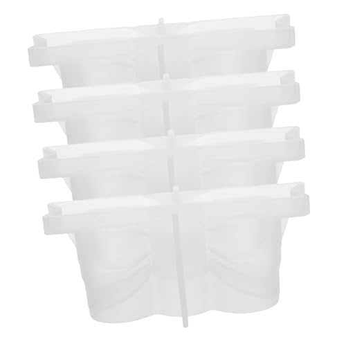 OSALADI 4 Stück Teiliges Silikon Kerzenhalter Form Schleifen-design Flexible und Wiederverwendbare Kerzenformen für DIY Duftkerzen Epoxidharz und Wachs Anfängerfreundlich Vielseitig für OSALADI 4 Stück Teiliges Silikon Kerzenhalter Form Schleifen-design Flexible und Wiederverwendbare Kerzenformen für DIY Duftkerzen Epoxidharz und Wachs Anfängerfreundlich Vielseitig für von OSALADI