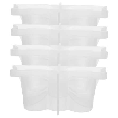 OSALADI 4 Stück Teiliges Silikonform Kerzenhalter mit Realistischem Schleifen-design Flexible Wiederverwendbare Gießform für Harz Epoxidkerzen für DIY Kerzenherstellung und Bastelprojekte OSALADI 4 Stück Teiliges Silikonform Kerzenhalter mit Realistischem Schleifen-design Flexible Wiederverwendbare Gießform für Harz Epoxidkerzen für DIY Kerzenherstellung und Bastelprojekte von OSALADI
