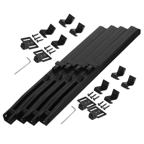 OSALADI 4 Stück Teiliges Soft-close Scheunentore Hochfester Dämpfer zur Vibrations Aufpralldämpfung Präziser Stoßdämpfer für Wohn Geschäftsbereiche Kompatibel mit Scheunentürbeschlägen von OSALADI