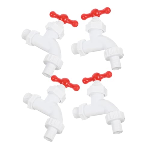 OSALADI 4 Stück Teiliges Waschmaschinen wasserhahn aus Robustem Kunststoff Anschlüsse Kaltwasserhahn mit Schnellverbinder Kompatibel für Waschbecken und Waschtisch Einfache Montage OSALADI 4 Stück Teiliges Waschmaschinen wasserhahn aus Robustem Kunststoff Anschlüsse Kaltwasserhahn mit Schnellverbinder Kompatibel für Waschbecken und Waschtisch Einfache Montage von OSALADI
