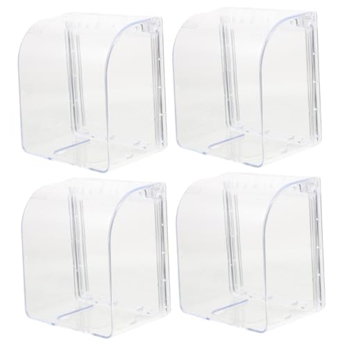 OSALADI 4 Stück Teiliges Wasserdichtes Steckdosen schutzcover aus Robustem PC material Spritzwassergeschützt Transparentes Design Einfache Montage für Innenräume Wie Bad Balkon und von OSALADI