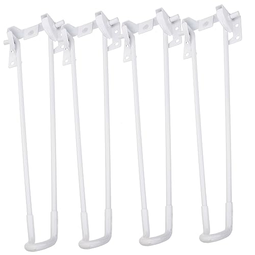 OSALADI Beine 4 Stück Metall-schreibtischbeine Für Tisch Weiß Klappbare Tischbeine Für Möbel von OSALADI
