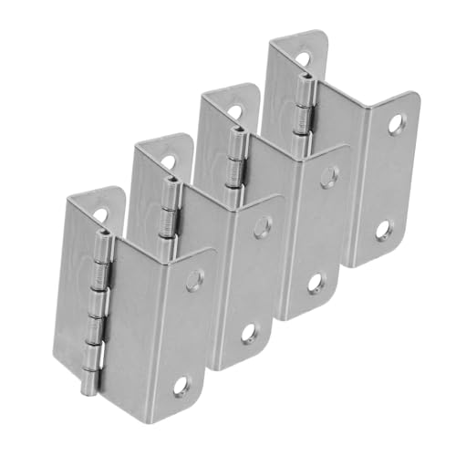 OSALADI 4 Stück Vierfach scharnier aus Edelstahl Klappbar Kleine Möbel scharniere für Schranktüren Büromöbel und Klapptische Mit Schrauben Vielseitig und Robust Einfache Montage OSALADI 4 Stück Vierfach scharnier aus Edelstahl Klappbar Kleine Möbel scharniere für Schranktüren Büromöbel und Klapptische Mit Schrauben Vielseitig und Robust Einfache Montage von OSALADI