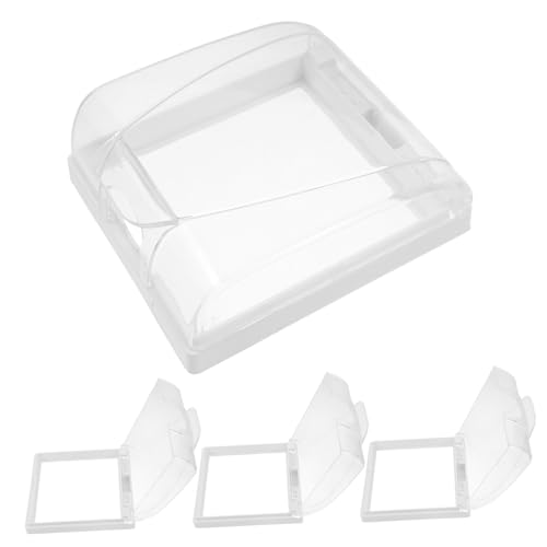 OSALADI 4 Stück Wasserdichte Sockelschutzabdeckung Badezimmer -steckdosenabdeckung Leckdocken -sockelabdeckung Wache Wechseln Klebstoff -leckage -beschützer Plastik Transparent OSALADI 4 Stück Wasserdichte Sockelschutzabdeckung Badezimmer -steckdosenabdeckung Leckdocken -sockelabdeckung Wache Wechseln Klebstoff -leckage -beschützer Plastik Transparent von OSALADI