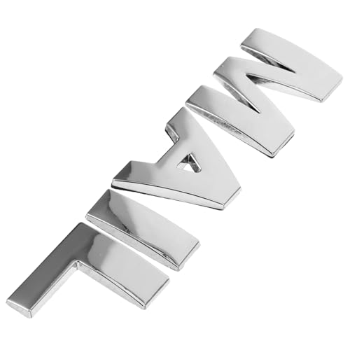 OSALADI 4 Stück Wetterfeste Metallbuchstaben Aufkleber Mail Briefkastenaufkleber Edelstahl look für Außenbereich Postkasten Namensschild Langlebig UV beständig von OSALADI