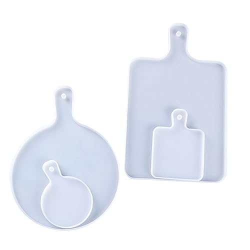 OSALADI 4 Stücke Silikon Form Für Gießen Tablett Bahn Form Unregelmäßigen Bahn Form Weiß Silica Gel OSALADI 4 Stücke Silikon Form Für Gießen Tablett Bahn Form Unregelmäßigen Bahn Form Weiß Silica Gel von OSALADI