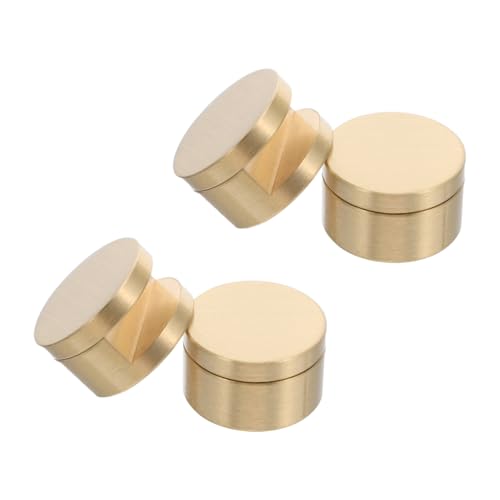 OSALADI 4 Stücke Teiliges Messing-mirror Clips für Glasstärke Wandmontage Spiegelhalter mit Sicherem Halt Einfache Installation Elegantes Design Kompatibel für Bad und Kommode OSALADI 4 Stücke Teiliges Messing-mirror Clips für Glasstärke Wandmontage Spiegelhalter mit Sicherem Halt Einfache Installation Elegantes Design Kompatibel für Bad und Kommode von OSALADI