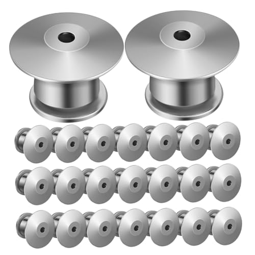 OSALADI 40 Stück Teiliges Metall-pin-backs mit Verriegelungsverschluss Langlebige Ersatz-pinhalter für Broschen Abzeichen Anstecknadeln Einfacher Austausch Flacher Kopf Vielseitig für DIY von OSALADI
